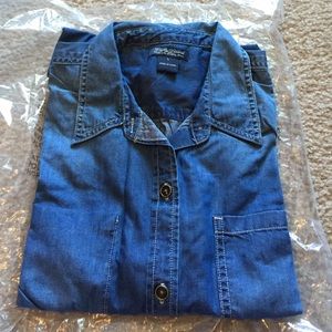 COPY - Lucky Brand button down jean shirt